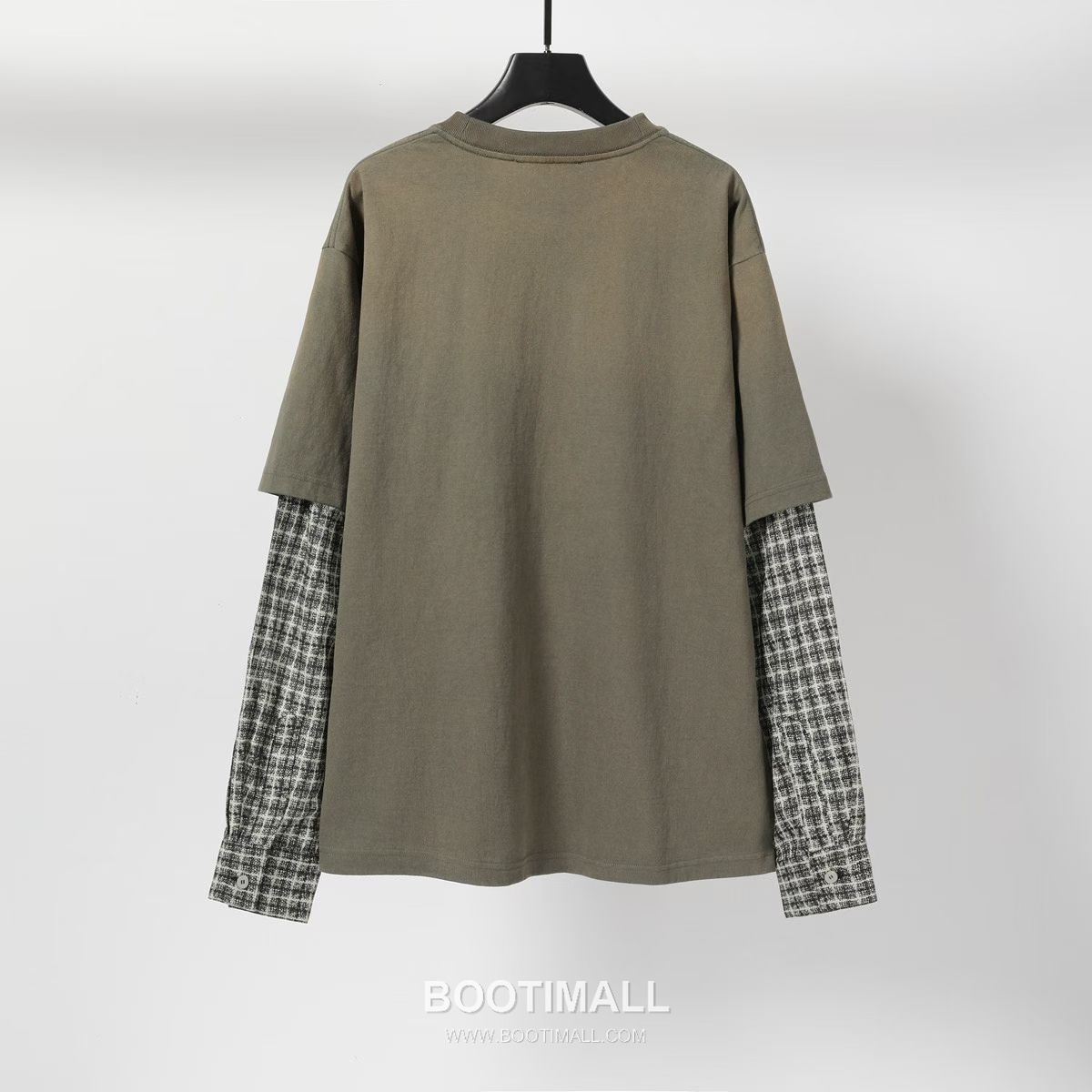 Acne Studios Washed Layered Tee Cotton Green Long Sleeve T-shirt 아크네스튜디오 워시드 레이어드 티 코튼 그린 긴팔 티셔츠 2