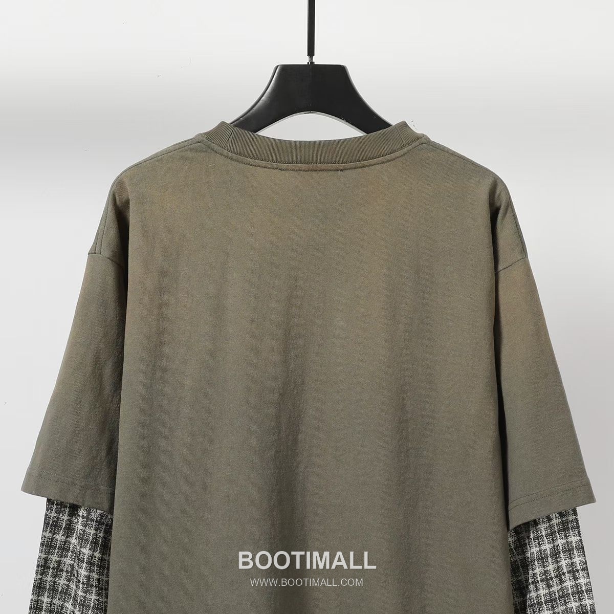 Acne Studios Washed Layered Tee Cotton Green Long Sleeve T-shirt 아크네스튜디오 워시드 레이어드 티 코튼 그린 긴팔 티셔츠 3