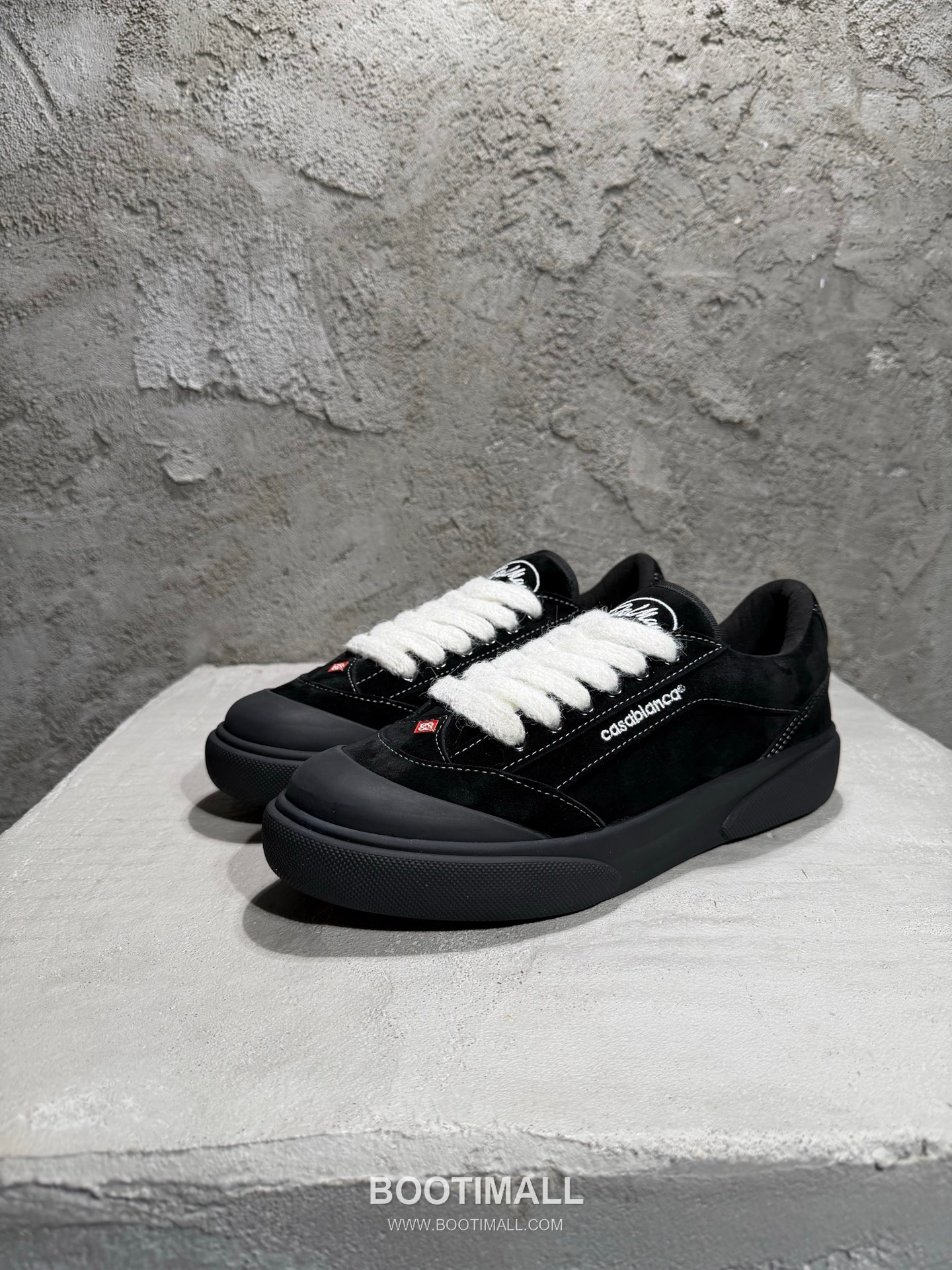 Casablanca Samurai Sneaker Suede Cowhide Black Sneakers 카사블랑카 사무라이 스니커즈 스웨이드 소가죽 블랙 10