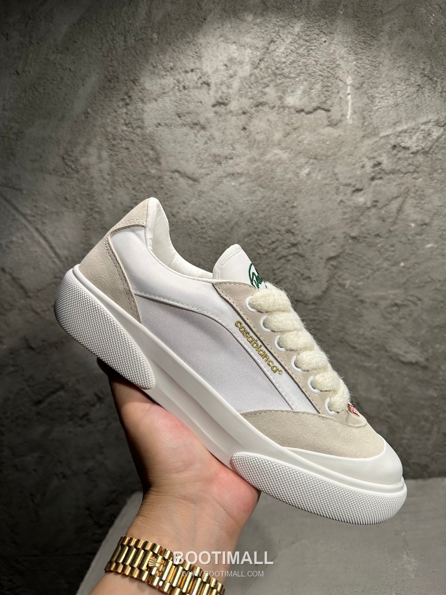Casablanca Summer Casual Sneaker Suede Leather Canvas Bicolor Sneakers 카사블랑카 서머 캐주얼 스니커즈 스웨이드 소가죽 캔버스 바이컬러 5