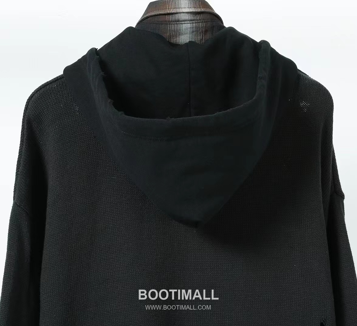 Maison Mihara Yasuhiro Layered Knit Hoodie Cotton Jacket 메종 미하라 야스히로 레이어드 니트 후디 코튼 자켓 7