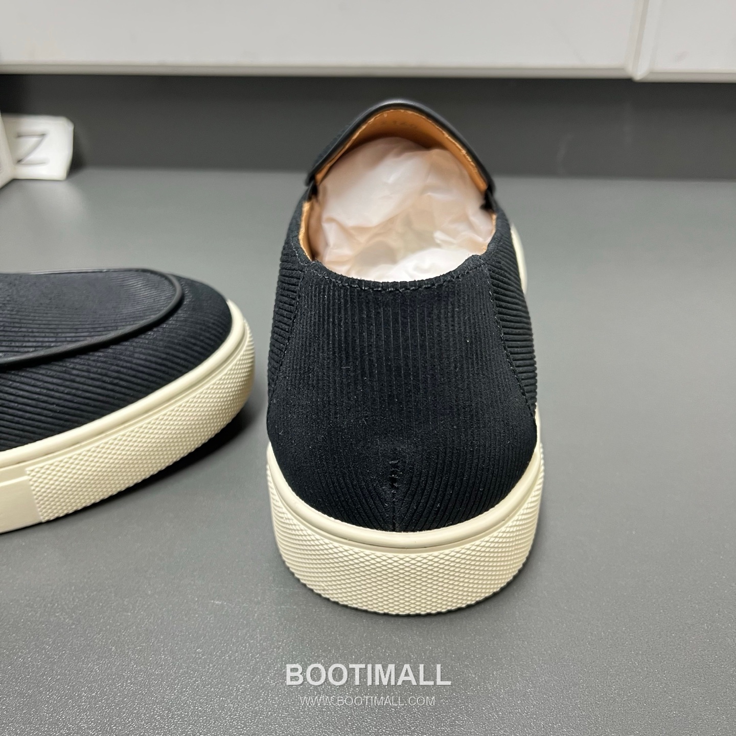 Armani Leather Loafer Suede Calfskin Black Gray 아르마니 코튼 레더 로퍼 스웨이드 송아지가죽 블랙 그레이 6