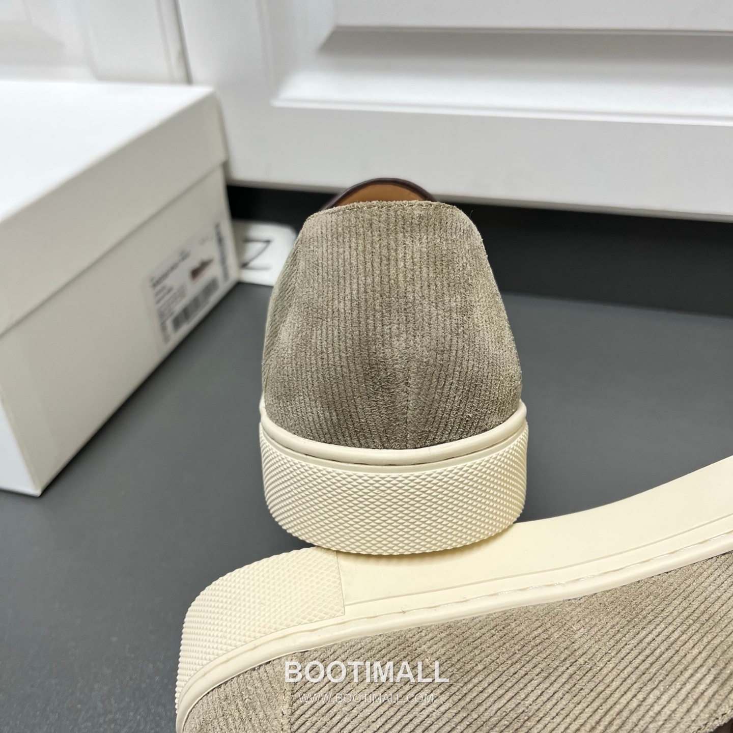 Armani Leather Loafer Suede Calfskin Black Gray 아르마니 코튼 레더 로퍼 스웨이드 송아지가죽 블랙 그레이 8