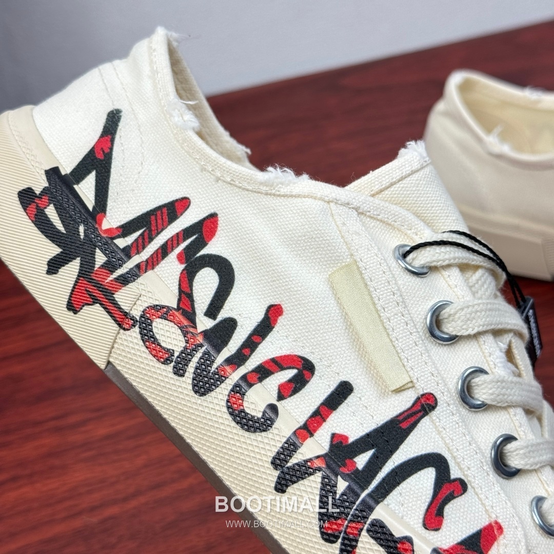 Balenciaga Paris Canvas Sneaker Canvas Rubber Off-White Sneakers 발렌시아가 파리 캔버스 스니커즈 캔버스 러버 오프화이트 6
