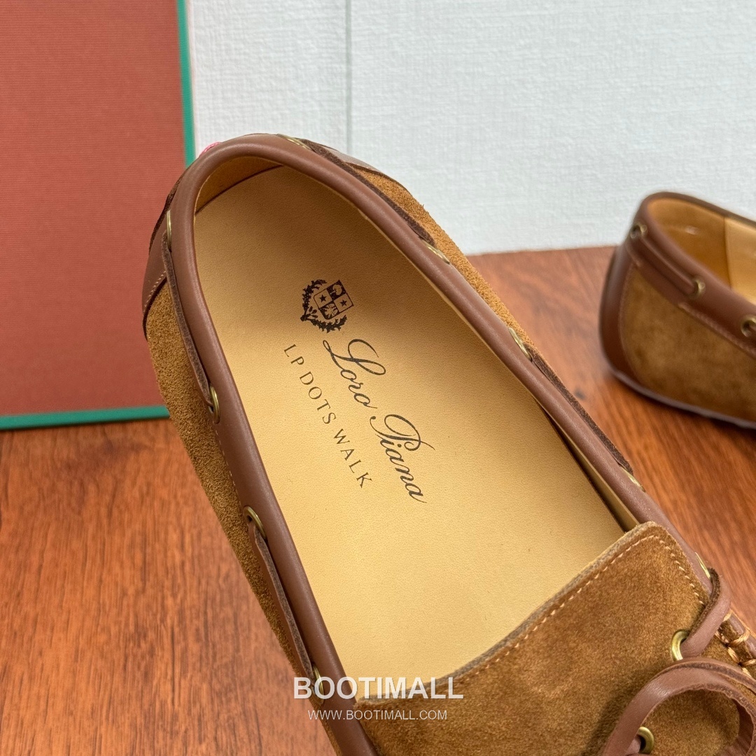 Loro Piana Dot Sole Moccasin Suede Leather Brown Loafer 로로피아나 닷 솔 모카신 스웨이드 레더 브라운 로퍼 7