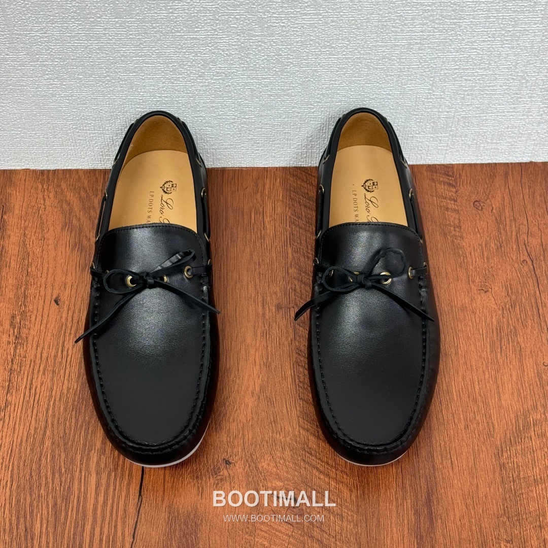 Loro Piana Dot Sole Moccasin Suede Leather Black Loafer 로로피아나 닷 솔 모카신 스웨이드 레더 블랙 로퍼 2