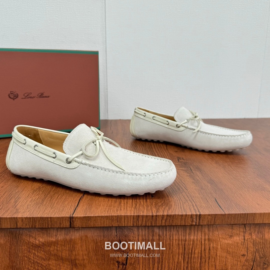 Loro Piana Dot Sole Moccasin Suede Leather Black Loafer 로로피아나 닷 솔 모카신 스웨이드 레더 블랙 로퍼 1