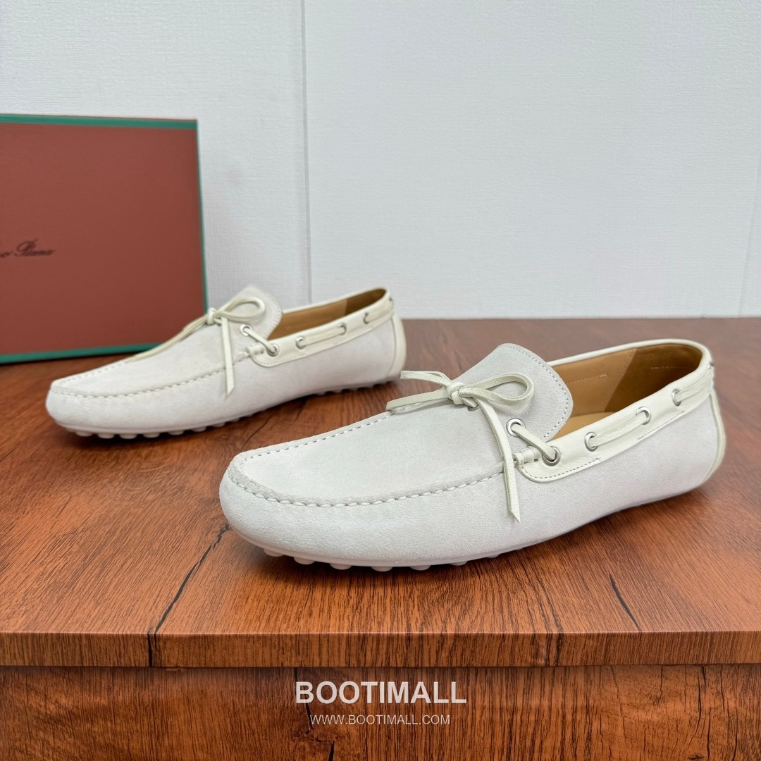 Loro Piana Dot Sole Moccasin Suede Leather Black Loafer 로로피아나 닷 솔 모카신 스웨이드 레더 블랙 로퍼 3