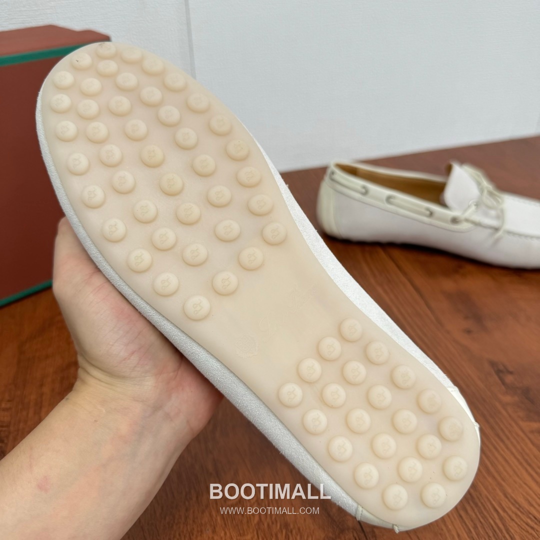 Loro Piana Dot Sole Moccasin Suede Leather Black Loafer 로로피아나 닷 솔 모카신 스웨이드 레더 블랙 로퍼 9