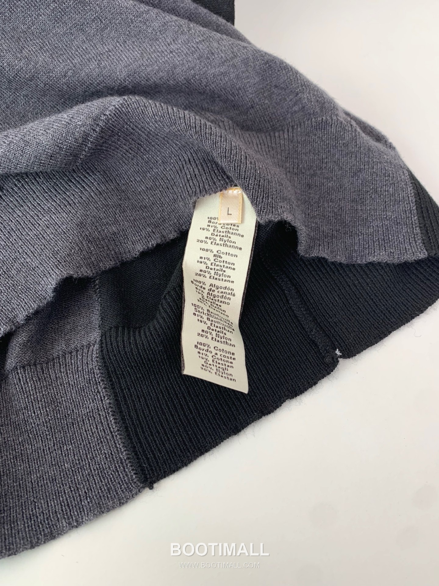 Hermes Colorblock Knit Polo Knitted Cotton Black 에르메스 컬러블록 니트 폴로 니트 코튼 블랙 7