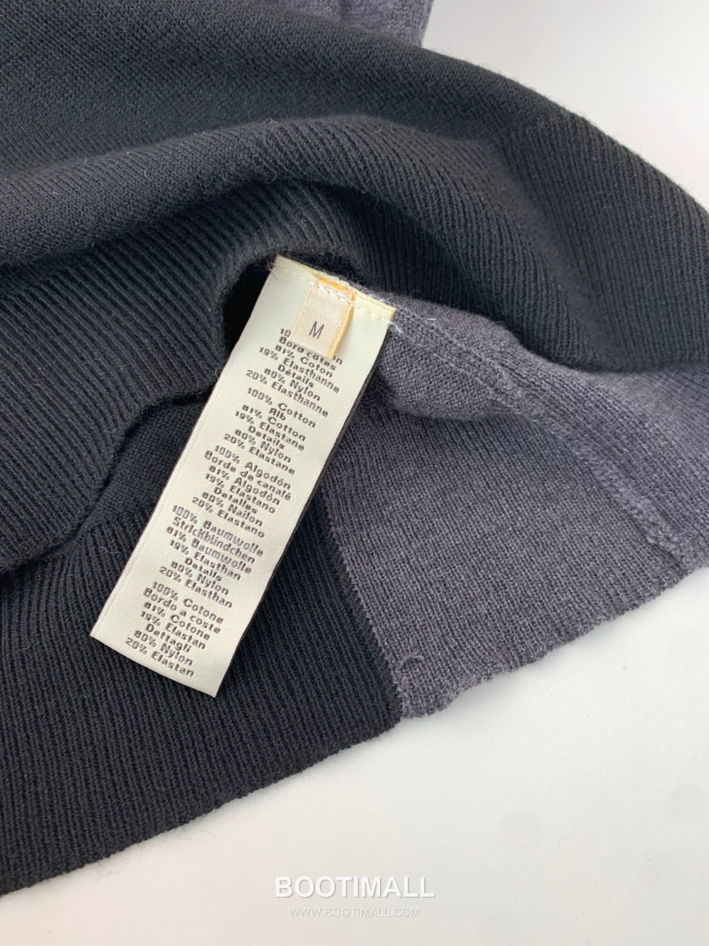 Hermes Colorblock Knit Polo Knitted Cotton Black 에르메스 컬러블록 니트 폴로 니트 코튼 블랙 7