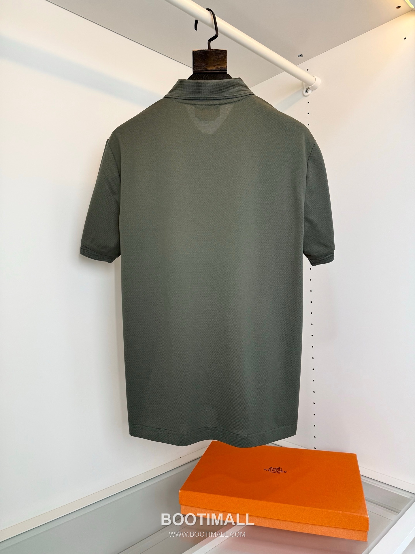 Hermes Saddle Stitch Polo Cotton Black Polo Shirt 에르메스 새들 스티치 폴로 코튼 블랙 폴로 셔츠 2