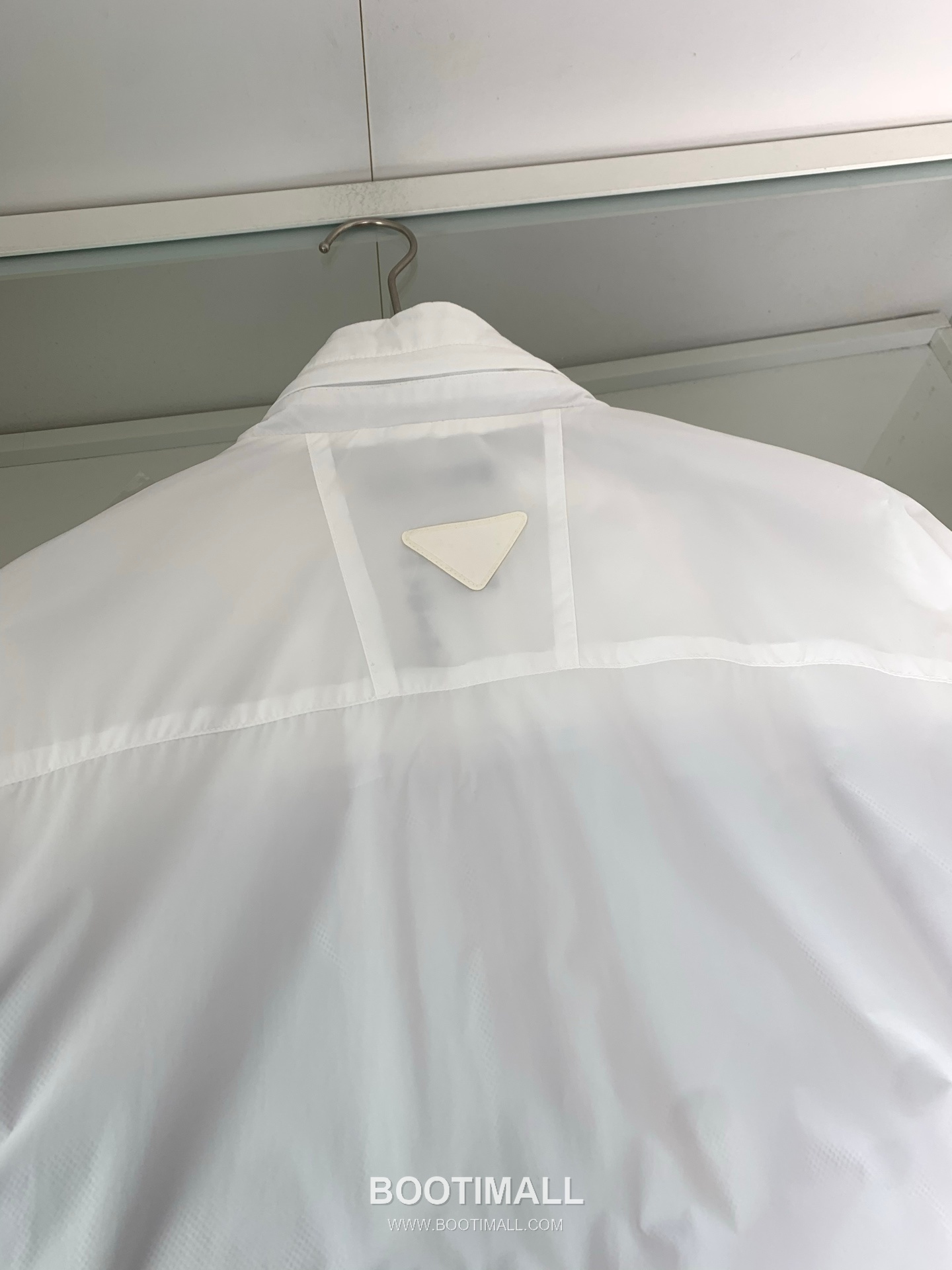 Prada Stand Collar Jacket Fiber Fabric Black 프라다 스탠드 칼라 자켓 섬유 소재 블랙 9