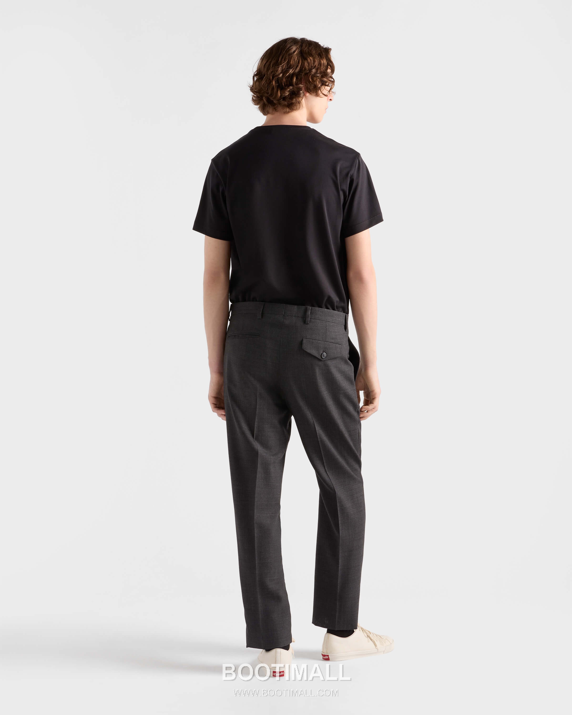 Prada Triangle Logo T-Shirt Cotton Black 프라다 트라이앵글 로고 티셔츠 코튼 블랙 11