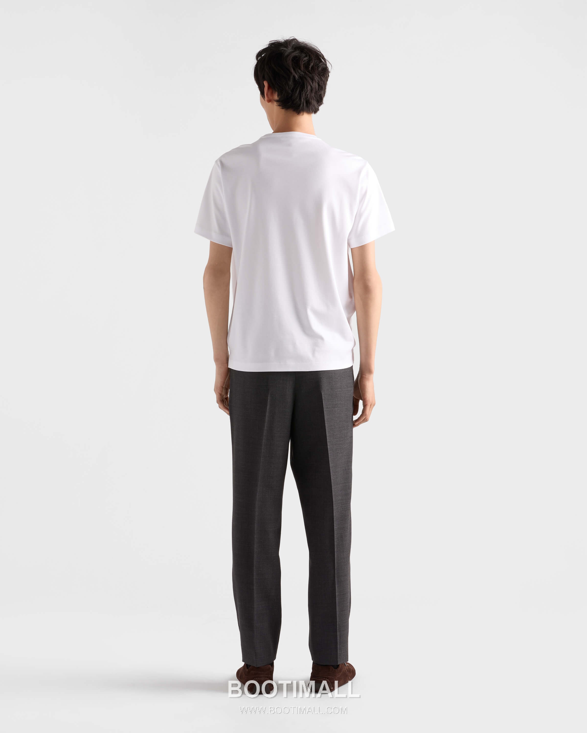 Prada Triangle Logo T-Shirt Cotton Black 프라다 트라이앵글 로고 티셔츠 코튼 블랙 14