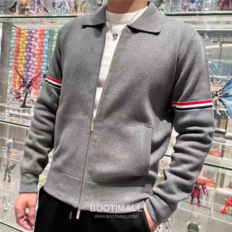 Thom Browne 2026 Pre-Spring Cardigan Cotton Navy 톰브라운 2026 프리 스프링 카디건 코튼 네이비 1