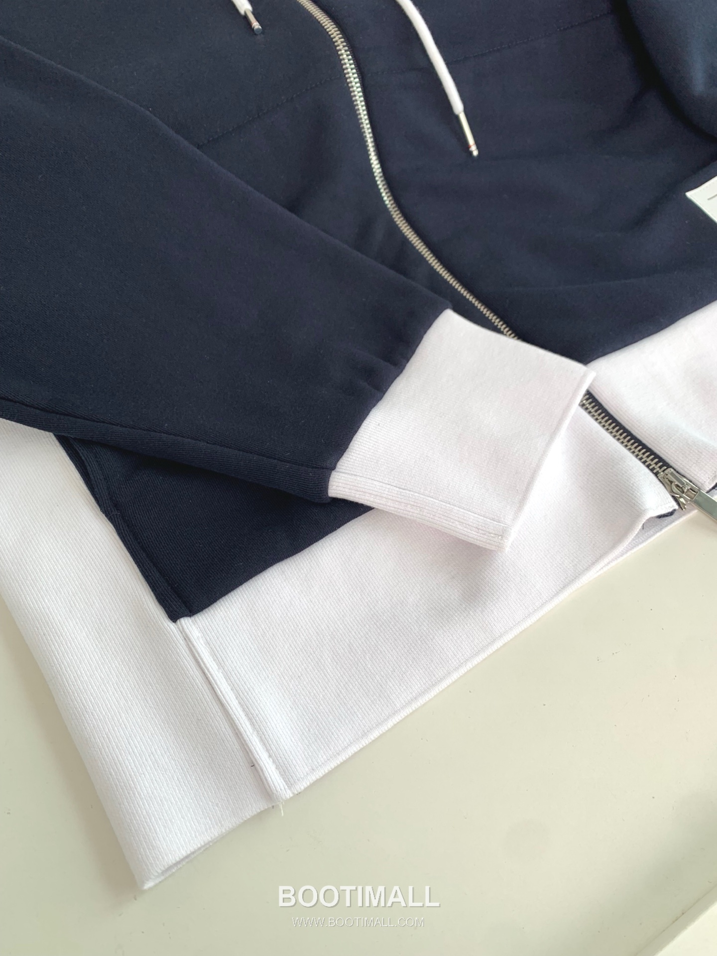 Bottega Veneta Hoodie Cardigan Cotton Navy 보테가 베네타 후드 스웨트 카디건 코튼 네이비 5