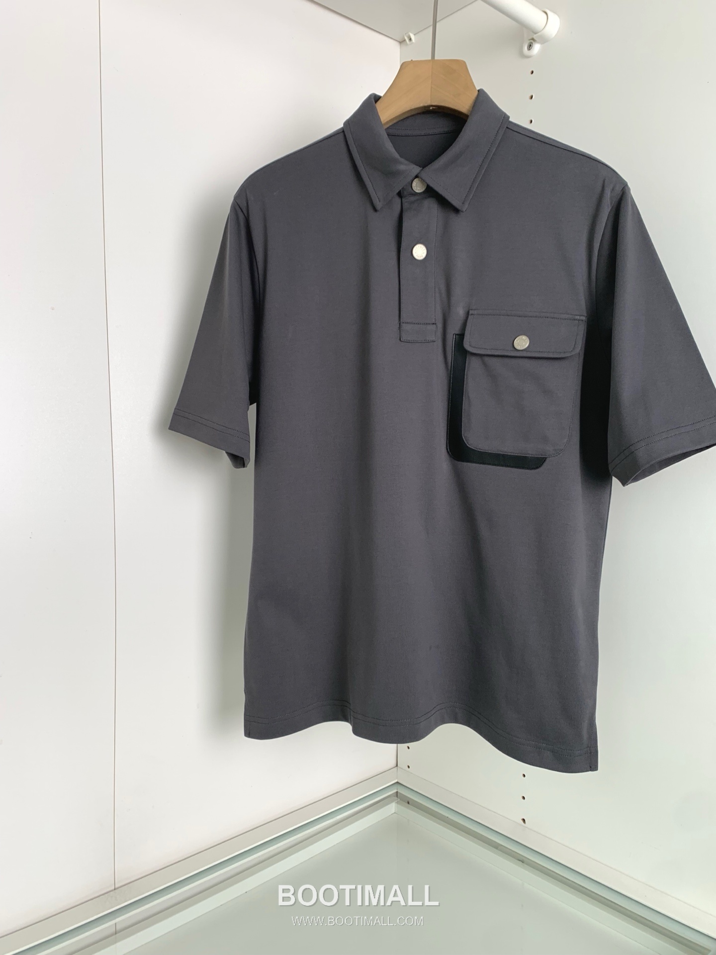 Hermes Geometric Pocket T-Shirt Cotton Black 에르메스 지오메트릭 포켓 반팔 티셔츠 코튼 블랙 1