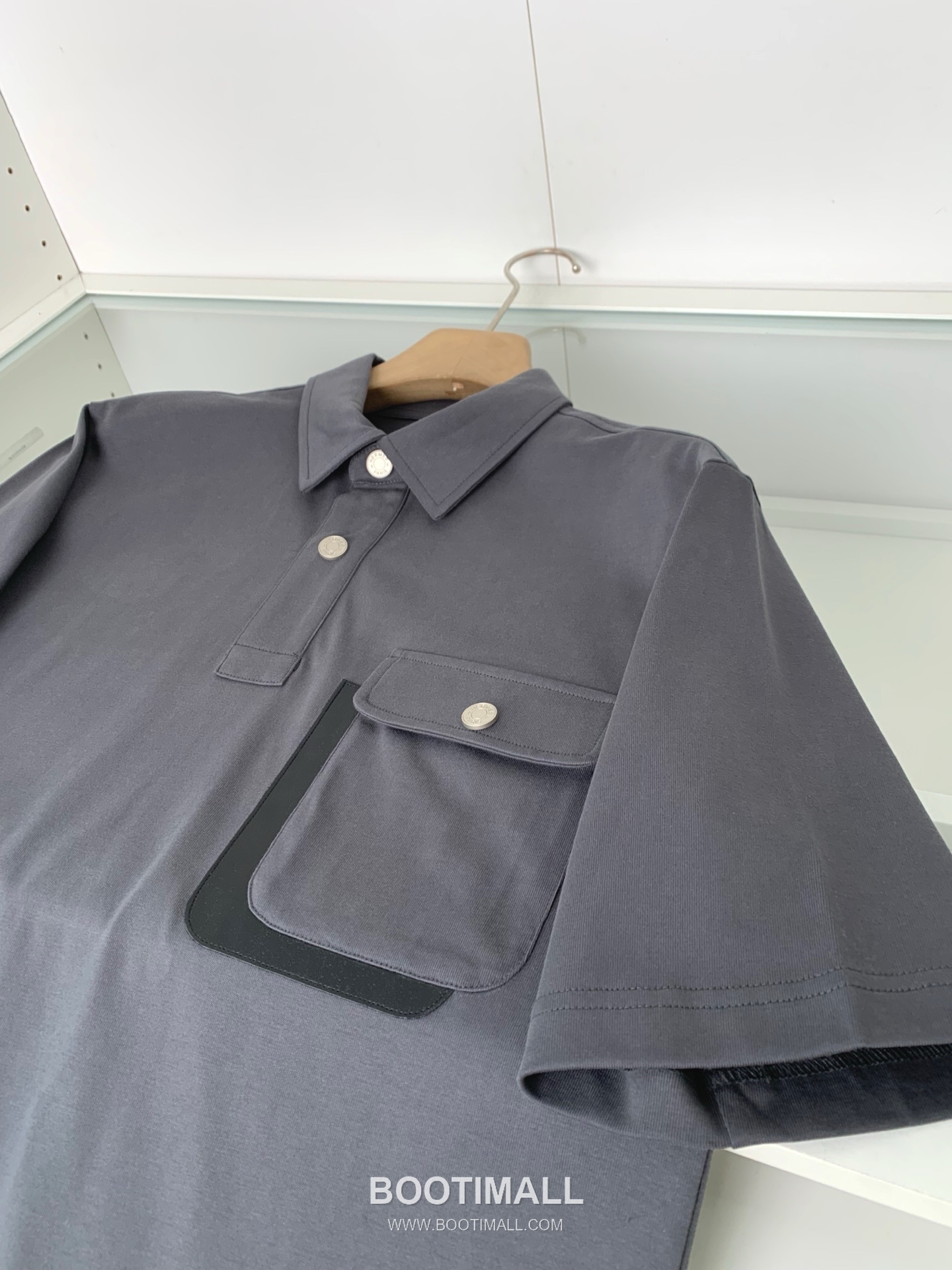 Hermes Geometric Pocket T-Shirt Cotton Black 에르메스 지오메트릭 포켓 반팔 티셔츠 코튼 블랙 5