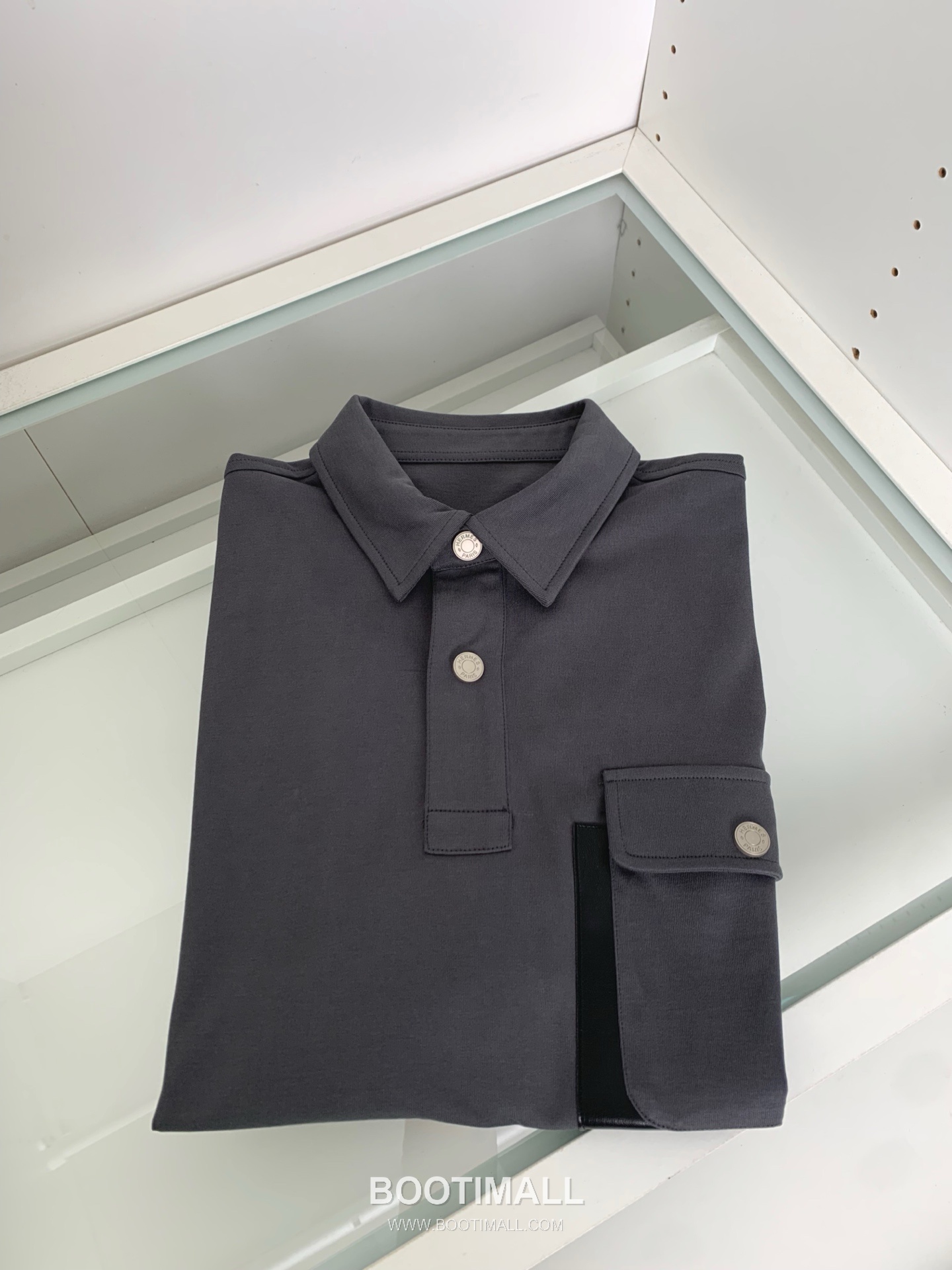 Hermes Geometric Pocket T-Shirt Cotton Black 에르메스 지오메트릭 포켓 반팔 티셔츠 코튼 블랙 9