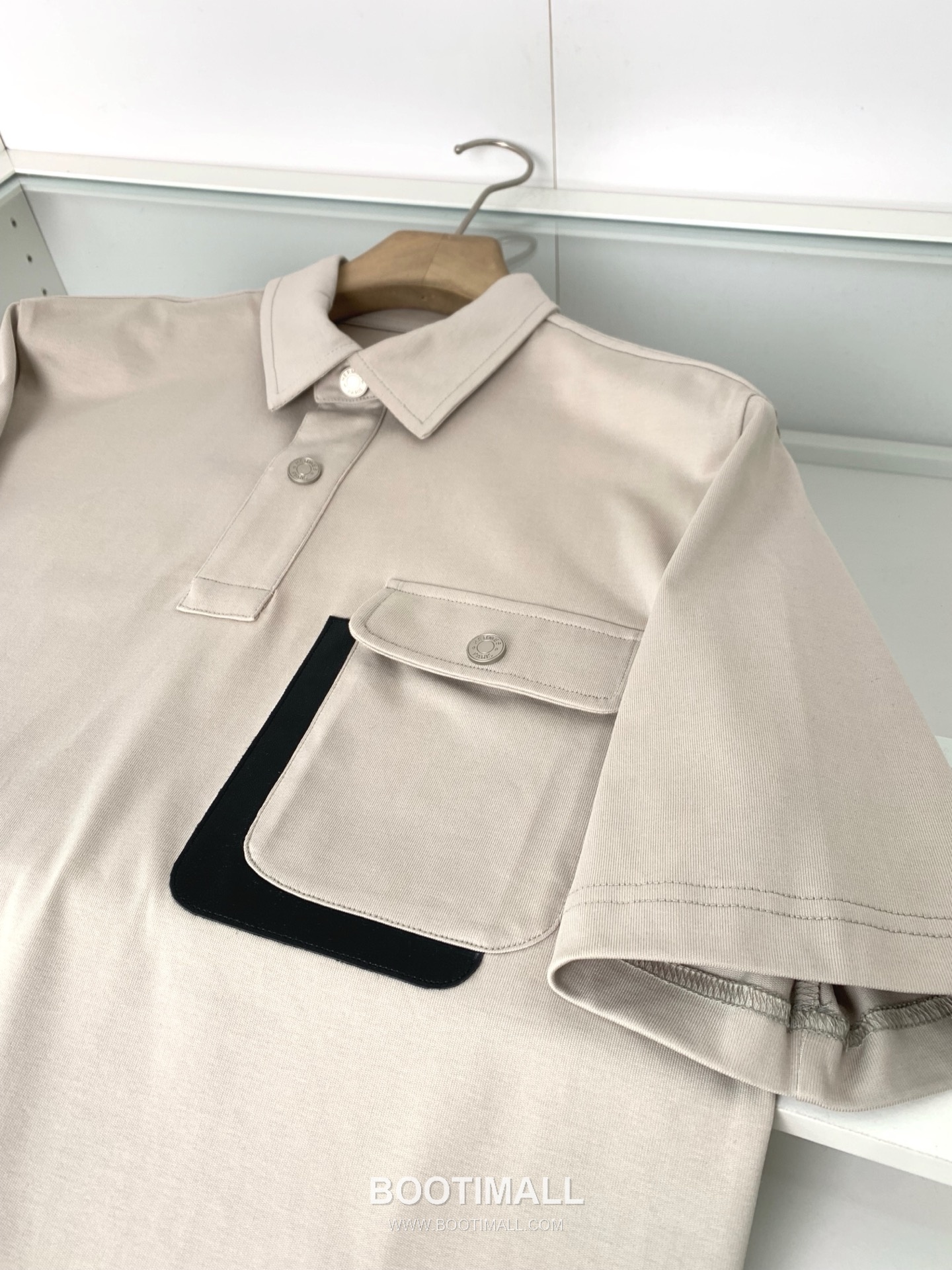 Hermes Geometric Pocket T-Shirt Cotton Black 에르메스 지오메트릭 포켓 반팔 티셔츠 코튼 블랙 5