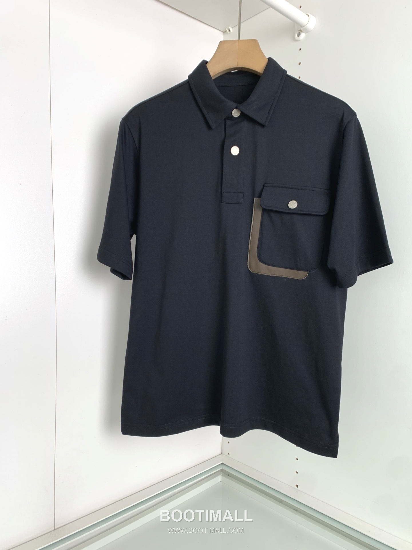Hermes Geometric Pocket T-Shirt Cotton Black 에르메스 지오메트릭 포켓 반팔 티셔츠 코튼 블랙 1