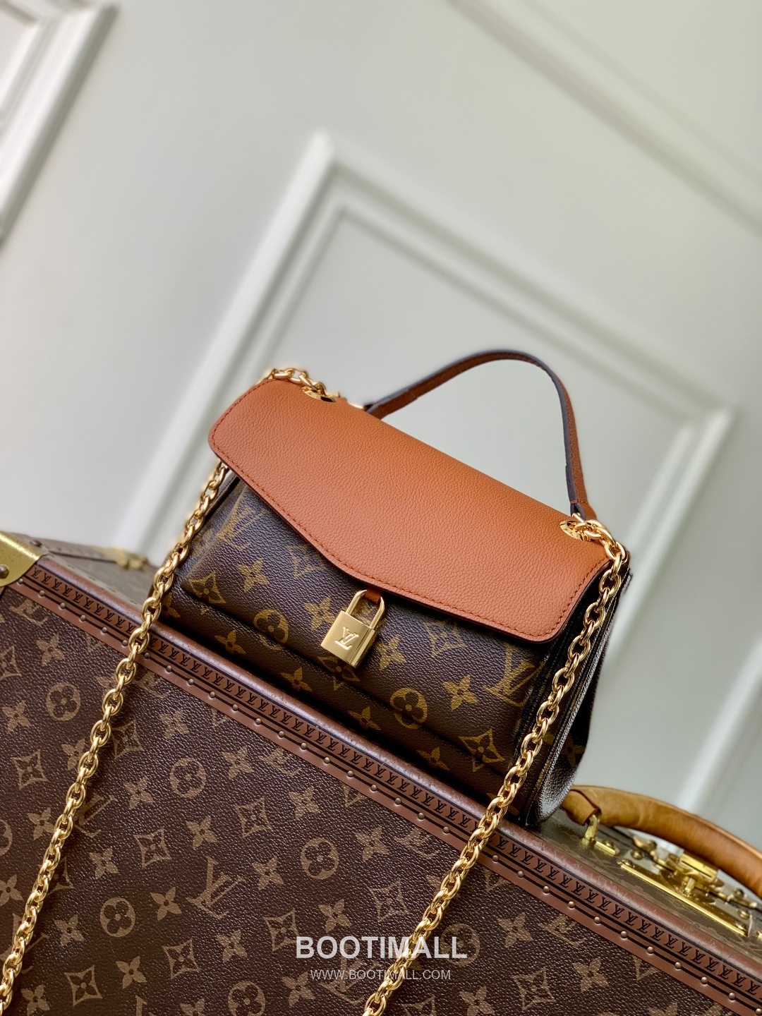 Louis Vuitton BB Handbag Monogram Canvas Brown 루이비통 BB 핸드백 M27066 모노그램 캔버스 브라운 24cm 1