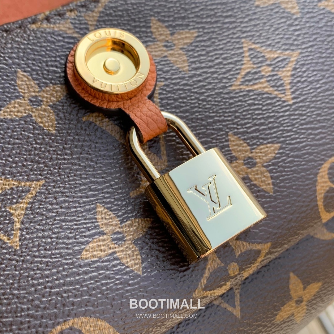 Louis Vuitton BB Handbag Monogram Canvas Brown 루이비통 BB 핸드백 M27066 모노그램 캔버스 브라운 24cm 5