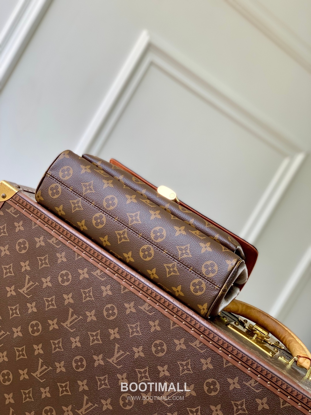 Louis Vuitton Saint-Germain PM Canvas and Leather Brown Handbag 루이비통 생제르맹 PM M27065 캔버스 및 가죽 브라운 핸드백 30.5cm 4