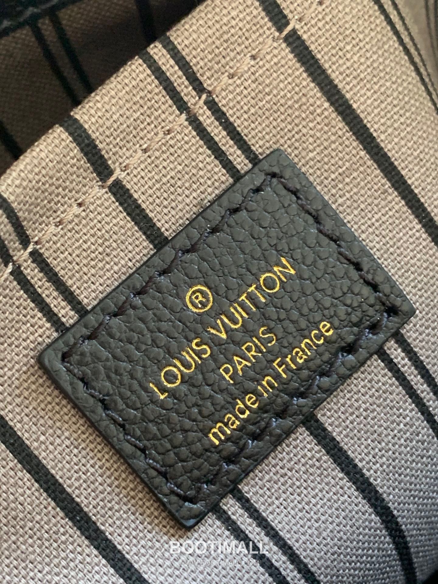 Louis Vuitton Montaigne MM Monogram Empreinte Leather Black Handbag 루이비통 몽테뉴 MM M41048 모노그램 앙프렝뜨 레더 블랙 핸드백 33cm 10