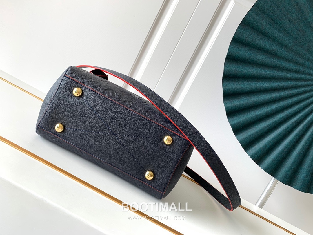 Louis Vuitton Montaigne Handbag Monogram Empreinte Leather Black 루이비통 몽테뉴 핸드백 M41053 모노그램 앙프렝뜨 레더 블랙 29cm 6