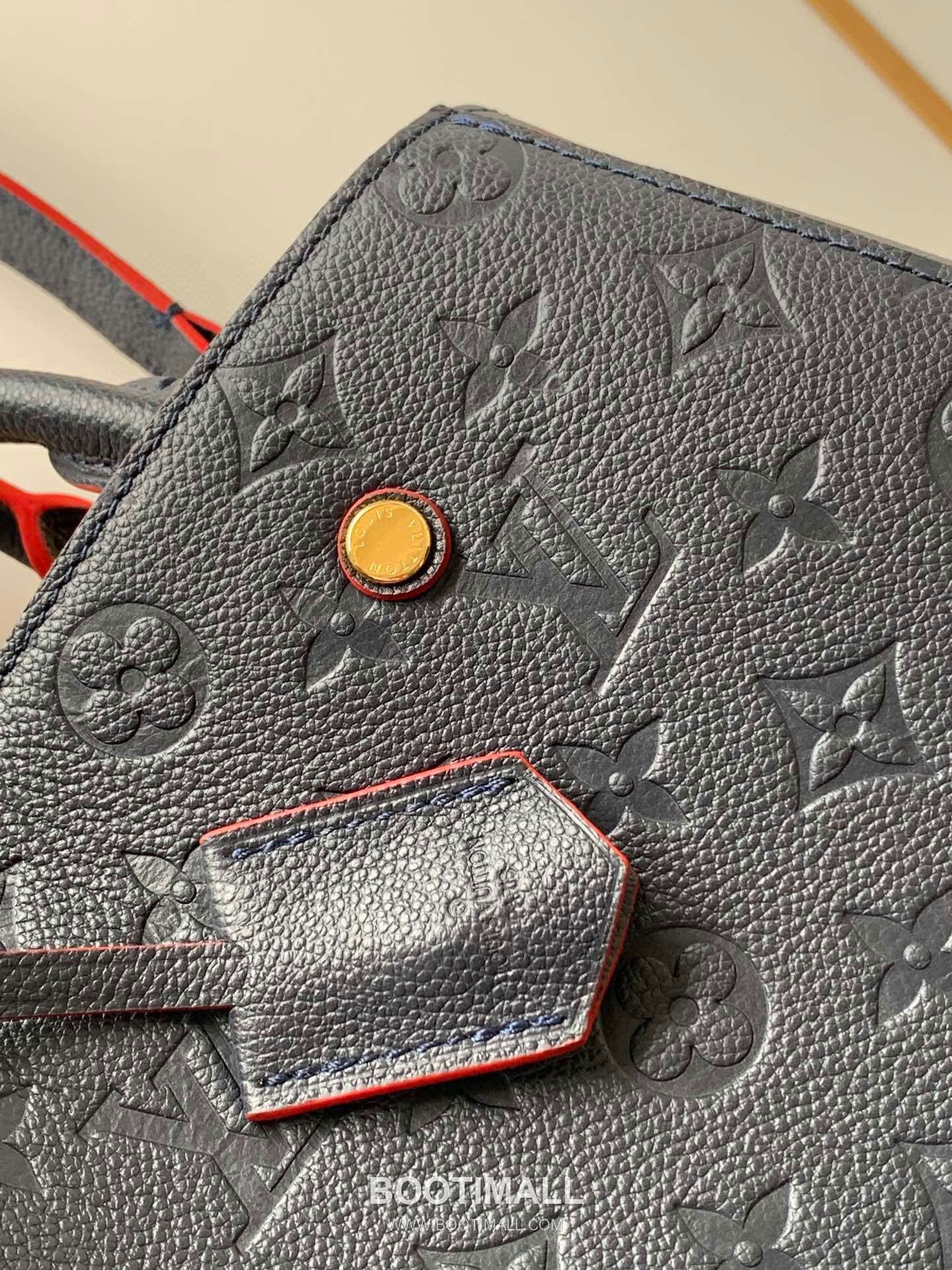 Louis Vuitton Montaigne MM Monogram Empreinte Leather Black Handbag 루이비통 몽테뉴 MM M41048 모노그램 앙프렝뜨 레더 블랙 핸드백 33cm 5