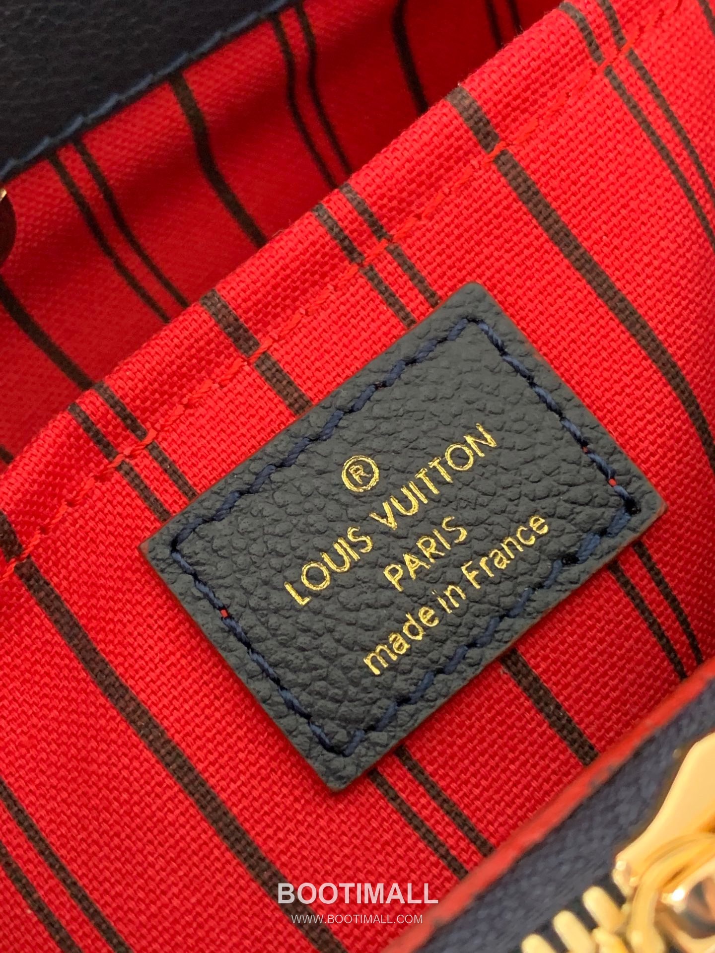 Louis Vuitton Montaigne MM Monogram Empreinte Leather Black Handbag 루이비통 몽테뉴 MM M41048 모노그램 앙프렝뜨 레더 블랙 핸드백 33cm 10