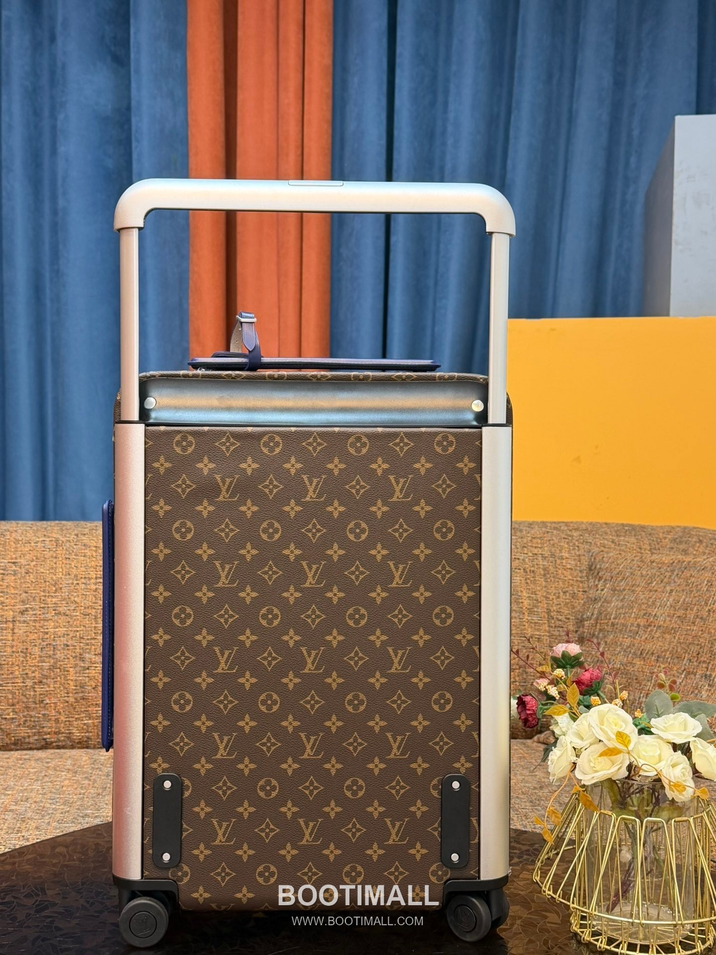Louis Vuitton Trolley Coated Canvas Blue Trolley Suitcase 루이비통 AM12613 트롤리 코팅 캔버스 블루 트롤리 캐리어 2
