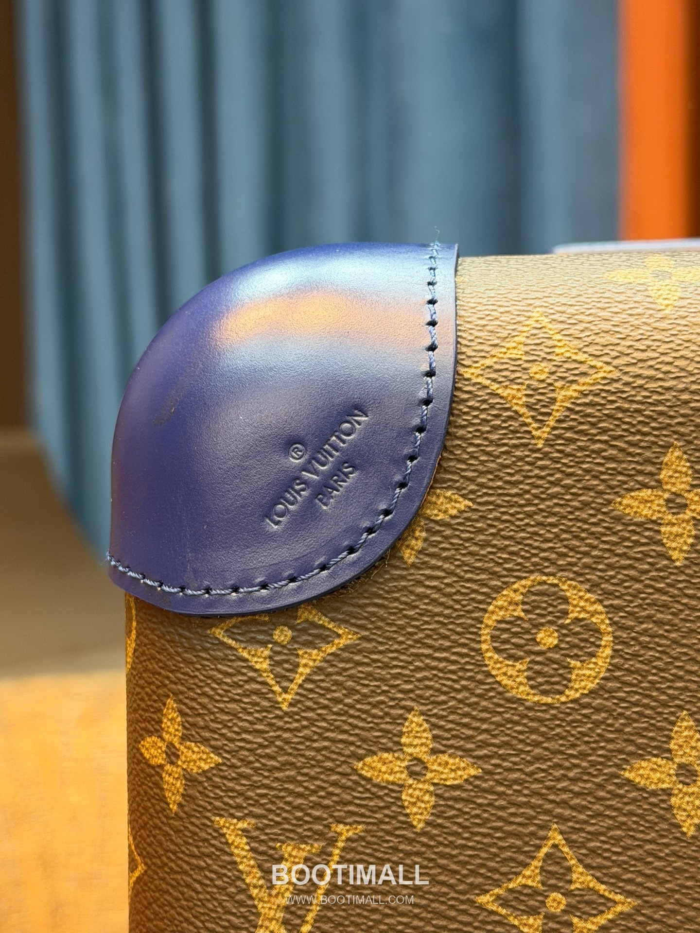 Louis Vuitton Trolley Coated Canvas Blue Trolley Suitcase 루이비통 AM12613 트롤리 코팅 캔버스 블루 트롤리 캐리어 6
