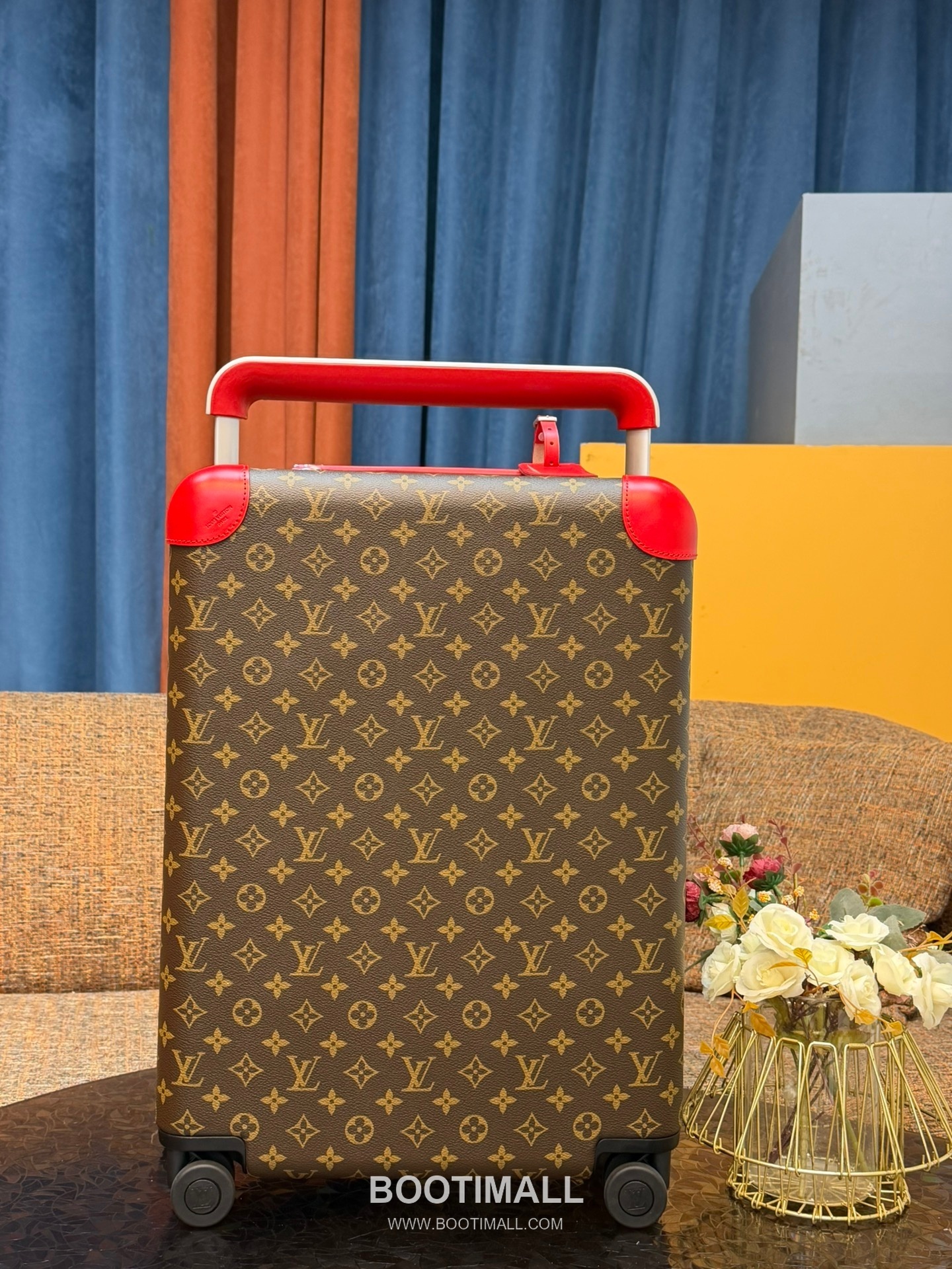 Louis Vuitton Trolley Monogram Canvas Brown Trolley Suitcase 루이비통 AM12611 트롤리 모노그램 캔버스 브라운 트롤리 캐리어 1