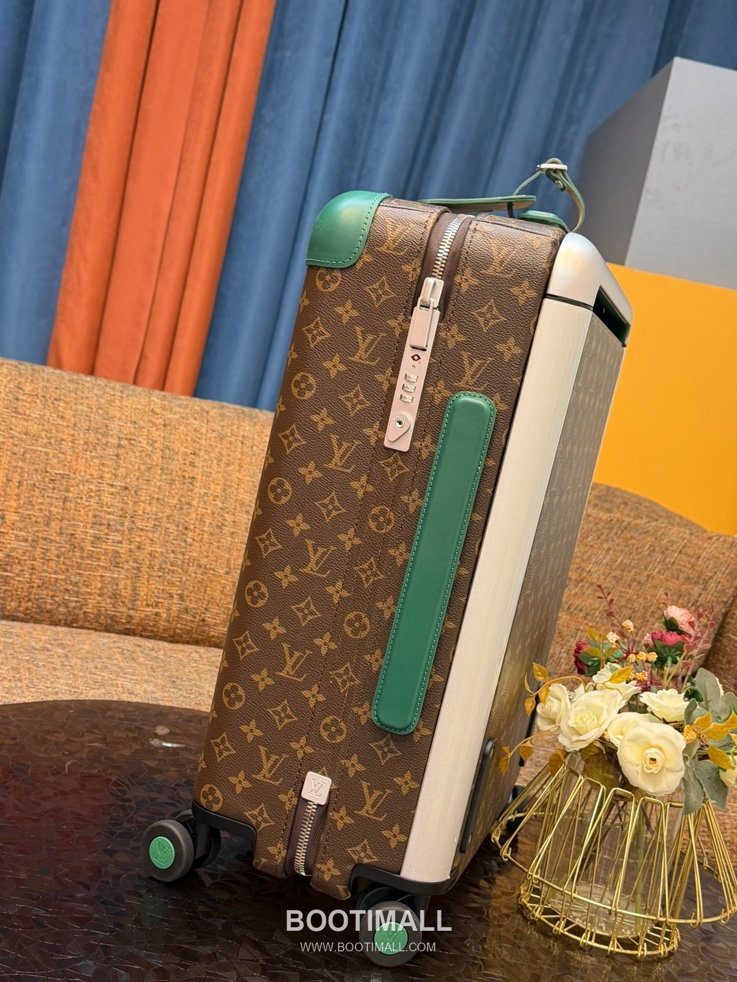 Louis Vuitton Trolley Coated Canvas Brown Suitcase 루이비통 AM12610 트롤리 코팅 캔버스 브라운 캐리어 4