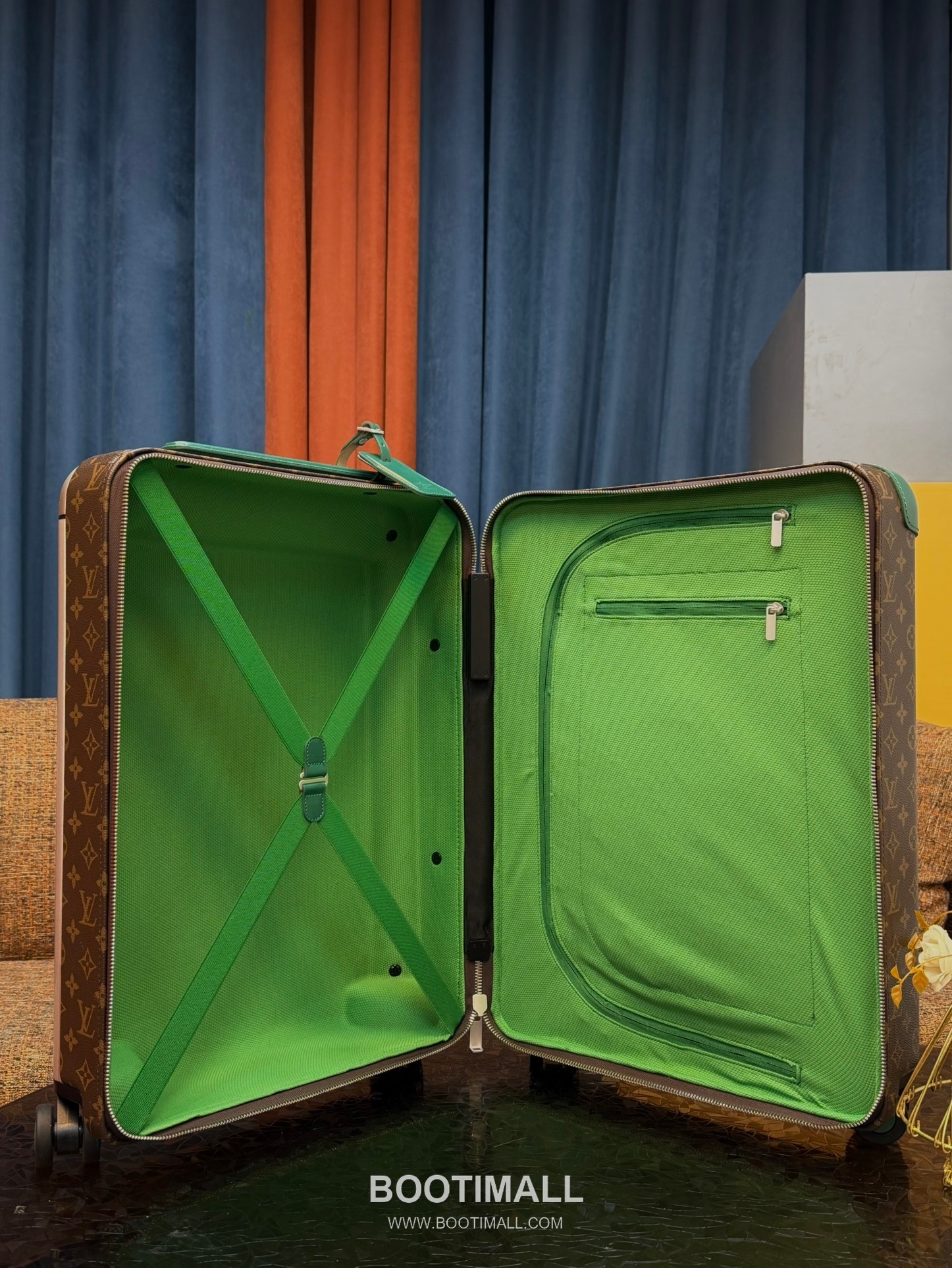 Louis Vuitton Trolley Coated Canvas Brown Suitcase 루이비통 AM12610 트롤리 코팅 캔버스 브라운 캐리어 6