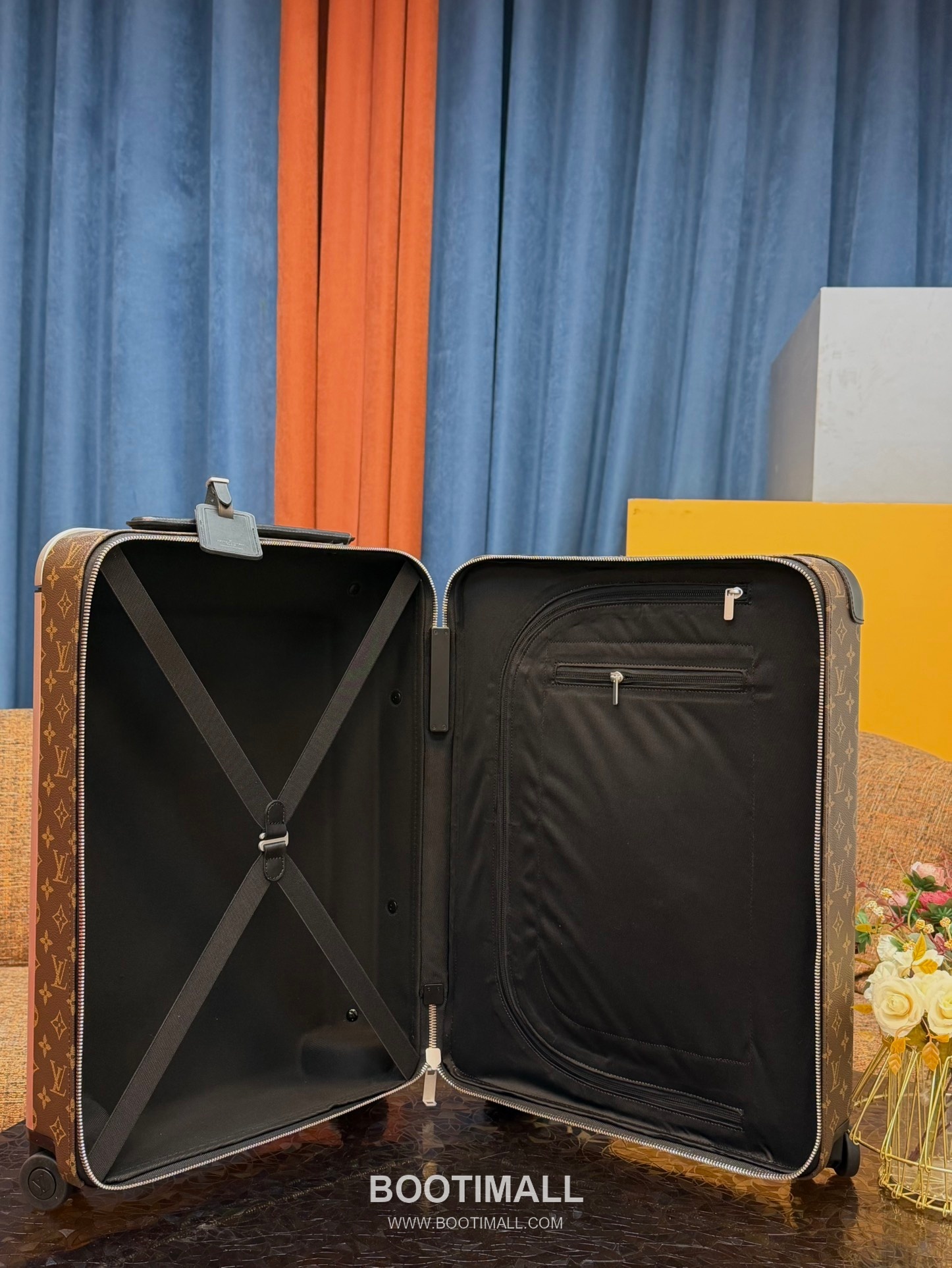 Louis Vuitton Trolley Monogram Canvas, Leather Brown Trolley Suitcase 루이비통 AM20294 트롤리 모노그램 캔버스, 가죽 브라운 트롤리 캐리어 5