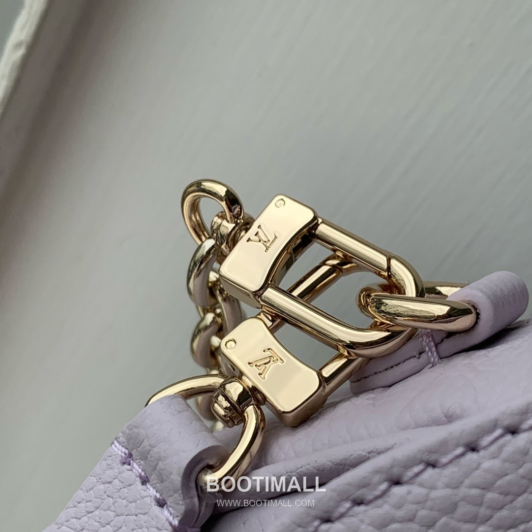 Louis Vuitton Wallet On Chain Ivy Monogram Empreinte Leather Light Purple 루이비통 월릿 온 체인 아이비 M25714 모노그램 앙프렝뜨 레더 라이트 퍼플 23.5cm 5