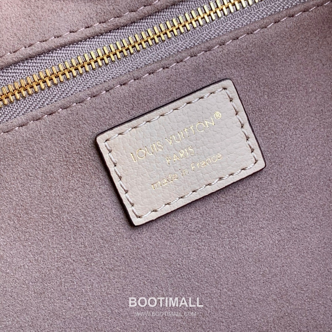 Louis Vuitton Anytime PM Monogram Empreinte Leather Straw White Handbag 루이비통 애니타임 PM M14569 모노그램 앙프렝뜨 레더 샌드 화이트 핸드백 34cm 8