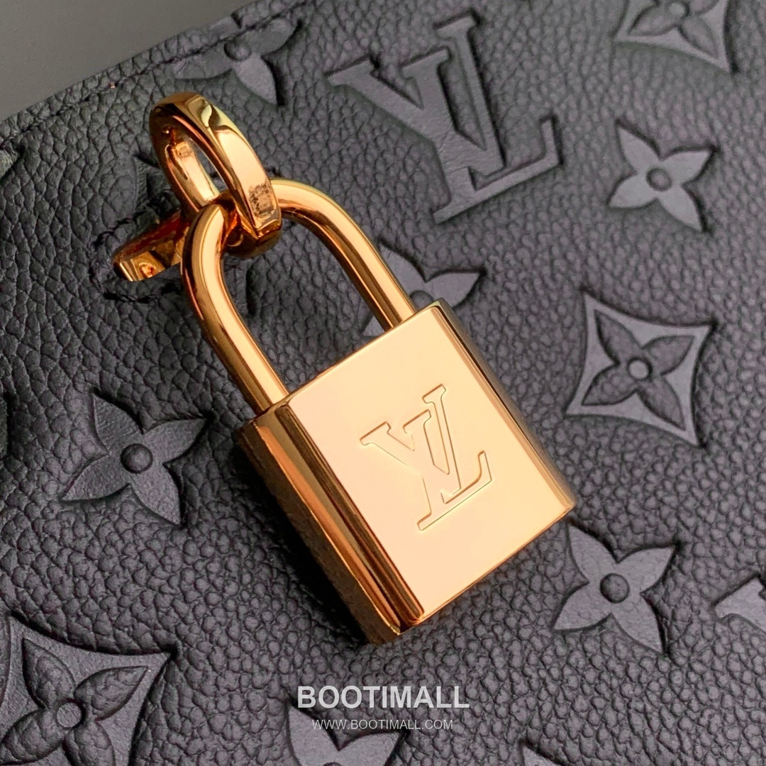 Louis Vuitton Anytime Medium Handbag Monogram Empreinte Leather Black 루이비통 애니타임 미디엄 핸드백 모노그램 앙프렝뜨 레더 블랙 42cm 5