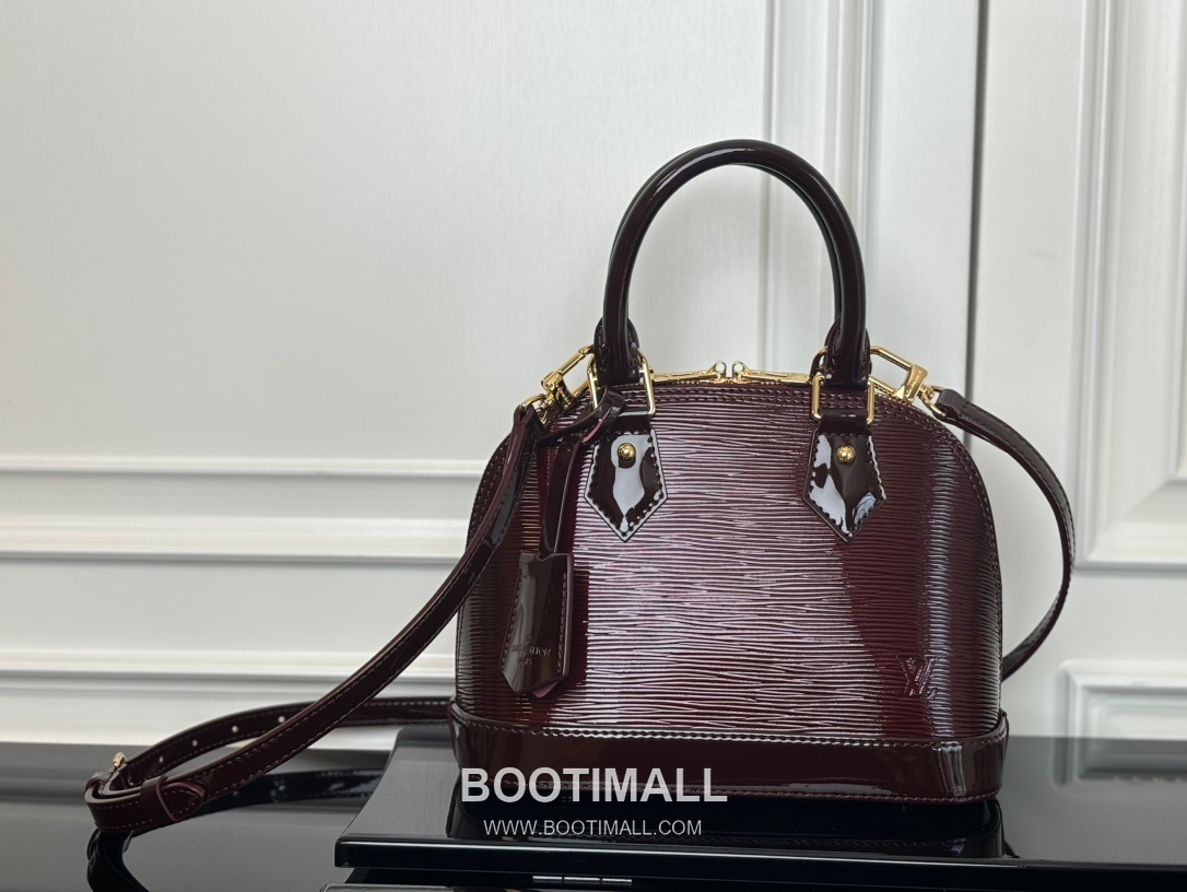 Louis Vuitton Alma BB Epi Leather Burgundy Top Handle Bag 루이비통 알마 BB M40301 에피 레더 버건디 토트백 23.5cm 2