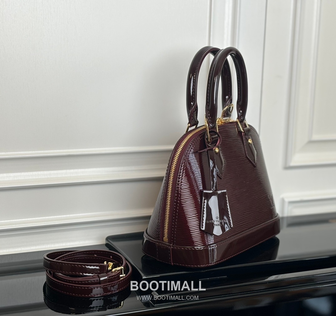 Louis Vuitton Alma BB Epi Leather Burgundy Top Handle Bag 루이비통 알마 BB M40301 에피 레더 버건디 토트백 23.5cm 3