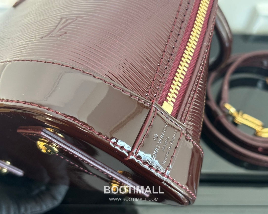 Louis Vuitton Alma BB Epi Leather Burgundy Top Handle Bag 루이비통 알마 BB M40301 에피 레더 버건디 토트백 23.5cm 7
