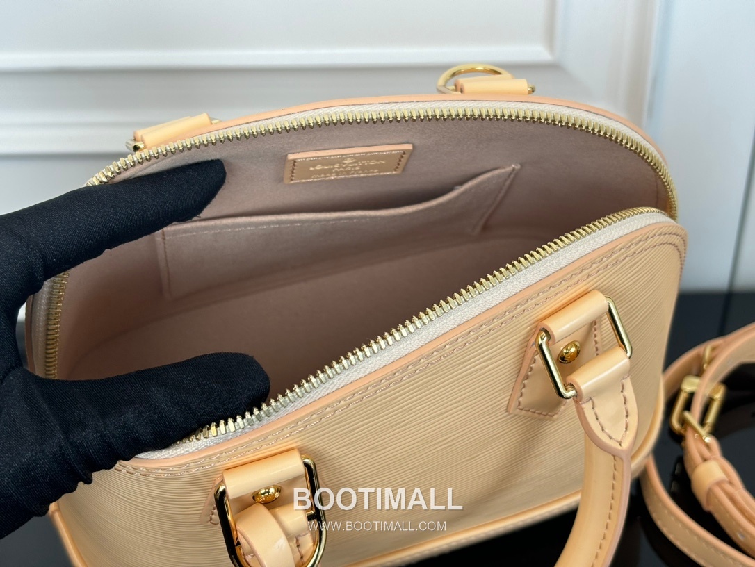 Louis Vuitton Alma BB Epi Leather Apricot Top Handle Bag 루이비통 알마 BB M40301 에피 레더 살구 핸드백 24cm 8