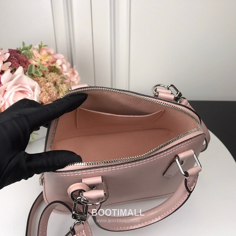 Louis Vuitton Alma BB Epi Leather Brown Top Handle Bag 루이비통 알마 BB M40301 에피 레더 브라운 토트백 25cm 9