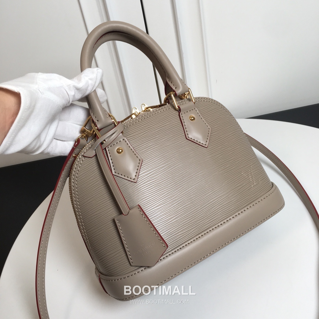 Louis Vuitton Alma BB Epi Grained Leather Elephant Grey Top Handle Bag 루이비통 알마 BB M40301 에피 그레인드 레더 엘리펀트 그레이 탑핸들백 25cm 2