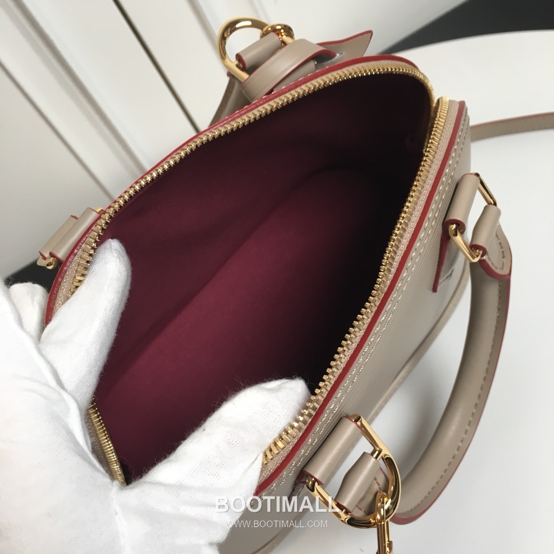Louis Vuitton Alma BB Epi Grained Leather Elephant Grey Top Handle Bag 루이비통 알마 BB M40301 에피 그레인드 레더 엘리펀트 그레이 탑핸들백 25cm 7
