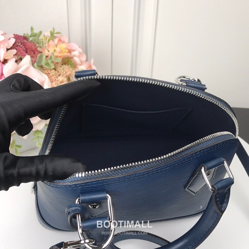 Louis Vuitton Alma BB Epi Leather Indigo Top Handle Bag 루이비통 알마 BB M40301 에피 레더 인디고 토트백 25cm 9